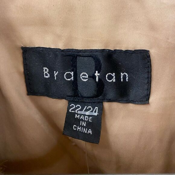 Braetan Ladies 22.24 Faux Fur Coat in Tan - Picture 2 of 3